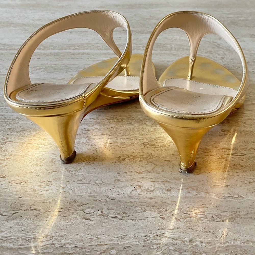 Vintage Prada Thong Sandal Wedges - Picture 9 of 11